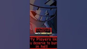 What Happens When HACKING UNDERTALE?🤔#undertale #sans #vhssans #vhs #tobyfox