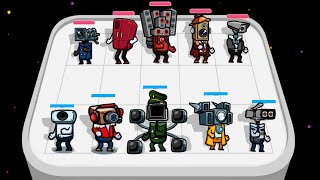 MERGE SKIBIDI TOILET WAR ⭐ MERGE SKIBYDY DEFENCE GAMEPLAY screenshot 5