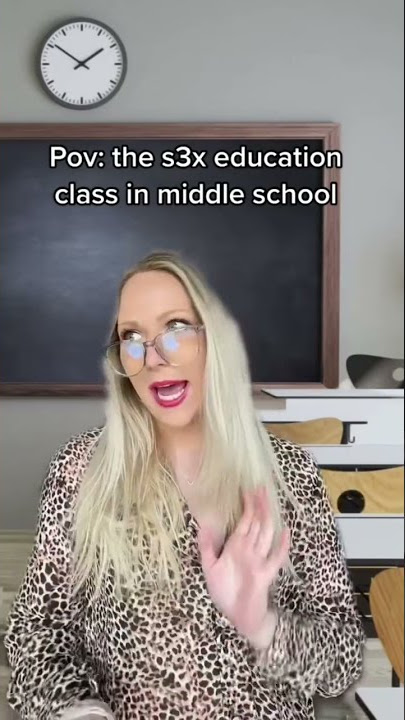 MIDDLE SCHOOL SEX EDUCATION CLASS TEACHES WHAT?!? #shorts