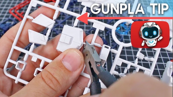 How to remove nubs using Nano Glass file - Gundam tools Review