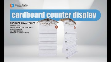 ✨ The Cardboard Counter Displays ！ Make Your Products Stand Out in Small Spaces ✨