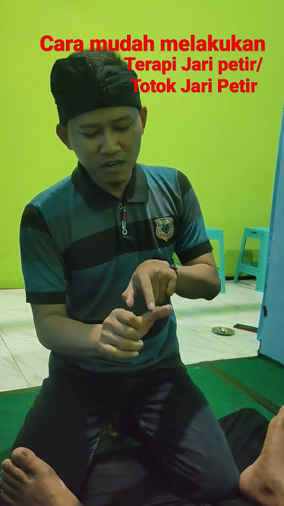 Cara mudah melakukan praktek jari petir, totok saraf tanpa alat. #jaripetir #totokjaripetir
