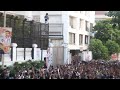 Shah rukh khan live eid 2022  fans   outside mannat house