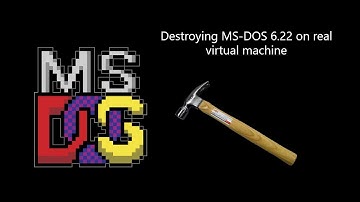 Destroying MS-DOS 6.22 on real virtual machine