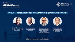 IBSi NextGen Core Banking Summit 2022 | Panel Discussion | Core Banking ROI