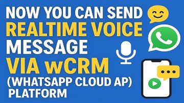 Now You Can Send Real-Time Voice Messages via wCRM | WhatsApp Cloud API Feature in Pakistan