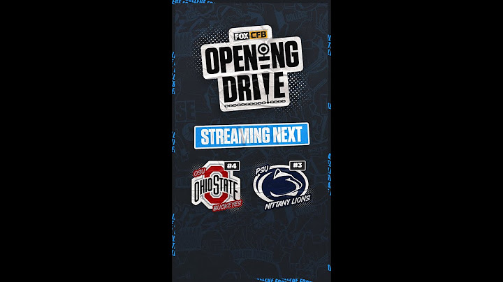 No. 4 Ohio State vs. No. 3 Penn State 🍿 FOX College Football