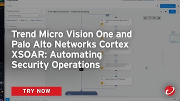 Trend Micro Vision One and Palo Alto Cortex XSOAR Demo