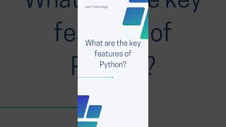 Features of Python | Python interview question | #pythontutorial #python #interview #pythonfeatures