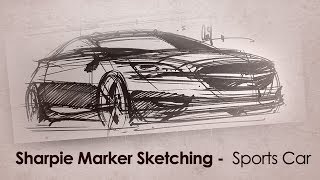 How To Draw Cars With A Sharpie Marker Video 3