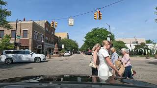 Driving through Holland, Michigan
