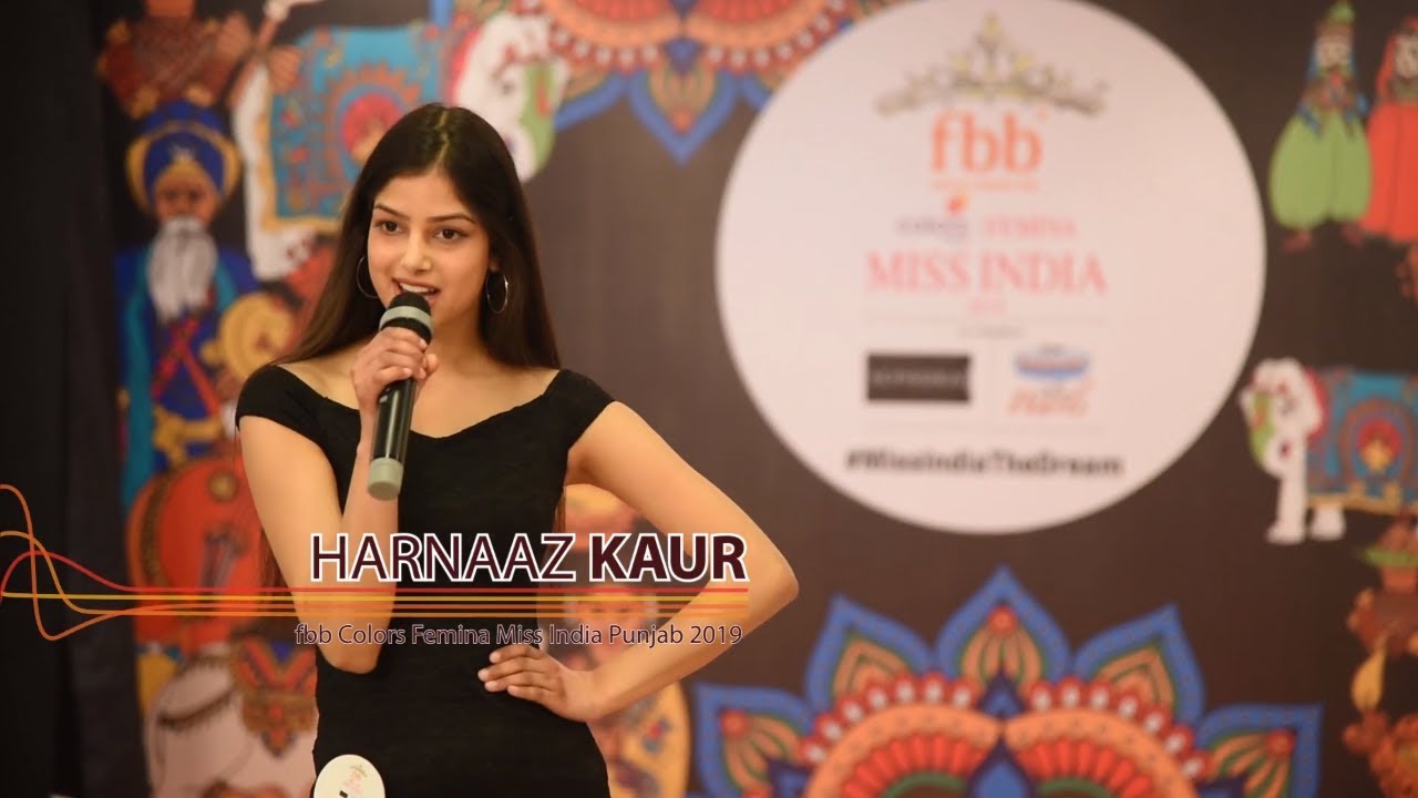 Harnaaz Kaurs introduction at Miss India Panjab 2019 auditions