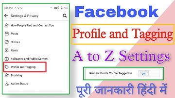 Facebook Timeline & Tagging All Settings Explaination | FB Timeline & Tagging Settings in Hindi