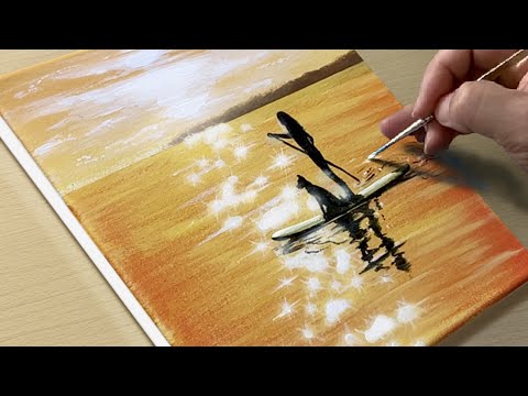How To Paint A Sunset Landscape In 10 Steps Thoughtcothoughtco?