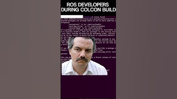 ROS Developer during colcon build #robotics #robot #engineering #ros2 #cpp #robotics