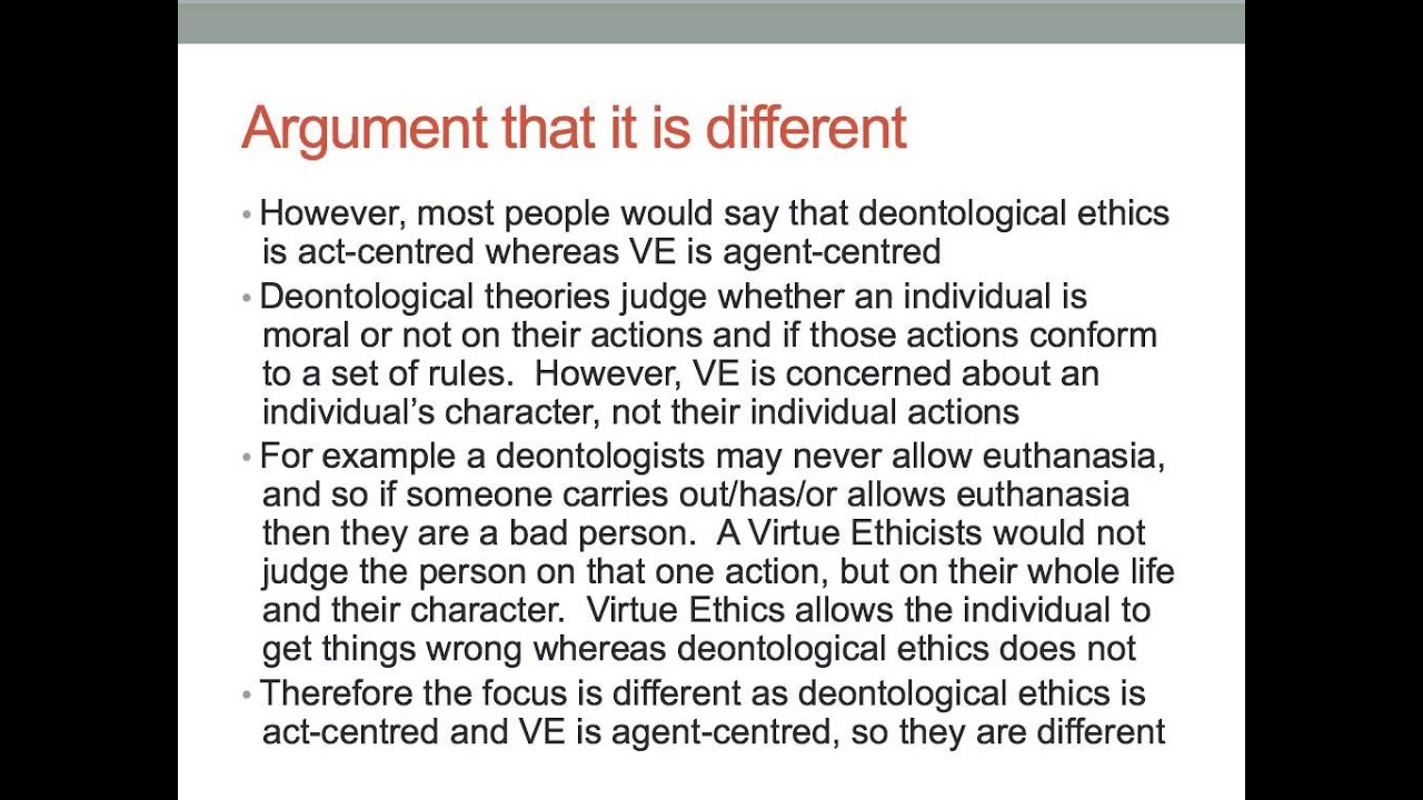 Consequentialism vs deontology essay