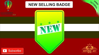 How To Design New Selling Badge In CorelDraw 2019 ||In Hindi || By Vikas Pandey || Imperial Art.