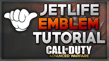 Call Of Duty Advanced Warfare Emblems - "JetLife Glove Emblem" Tutorial (Call Of Duty AW Emblems)