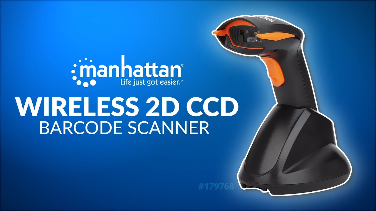 Wireless 2D CCD Barcode Scanner YouTube