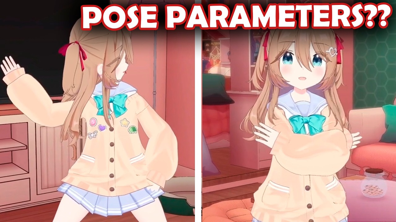 Neuro демонстрирует новые позы своей 3D-модели — чат не работает.