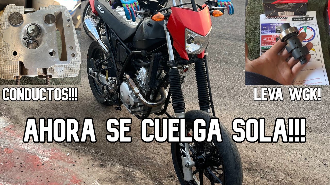 Enfierramos el Xtz 250 con Leva Wgk Bravo y Conductos!!!