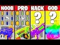 Minecraft Battle: NERF GUN WAR MOD CRAFTING CHALLENGE - NOOB vs PRO vs HACKER vs GOD Funny Animation