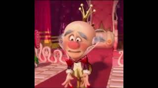 King Candy's awkward giggle but it's slow motion
