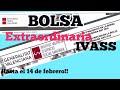 BOLSA EXTRAORDINARIA IVASS Hasta 14 FEBRERO COMUNIDAD VALENCIANA DUDAS Y REGISTRO trabajo publico