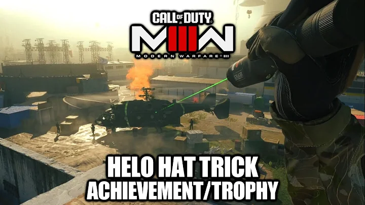 COD Modern Warfare 3 - Helo Hat Trick Achievement/Trophy - Destroy helicopters in 'Reactor' - DayDayNews