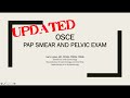 Pap smear and pelvic exam