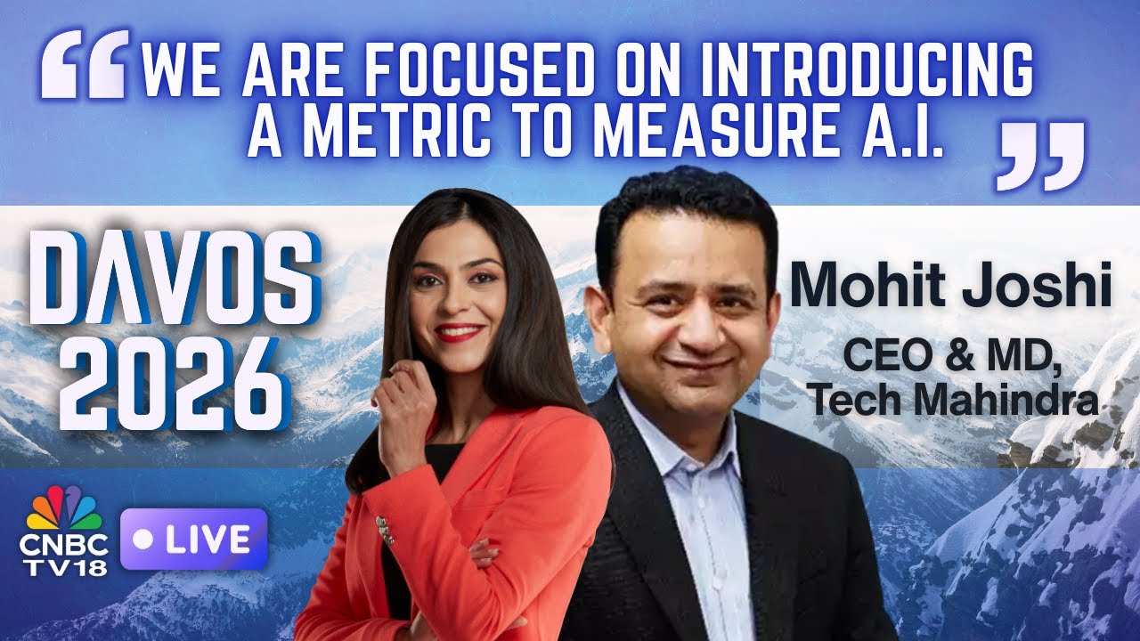 Davos 2026 LIVE | In Conversation With Mohit Joshi, CEO & MD Tech Mahindra | WEF | N18L