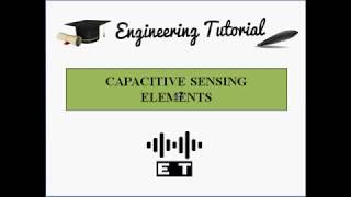 Capacitive Sensing Elements