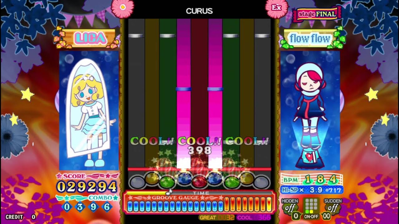 [Pop'n Music éclale] CURUS (FLOW BEAT) [EX] Perfect