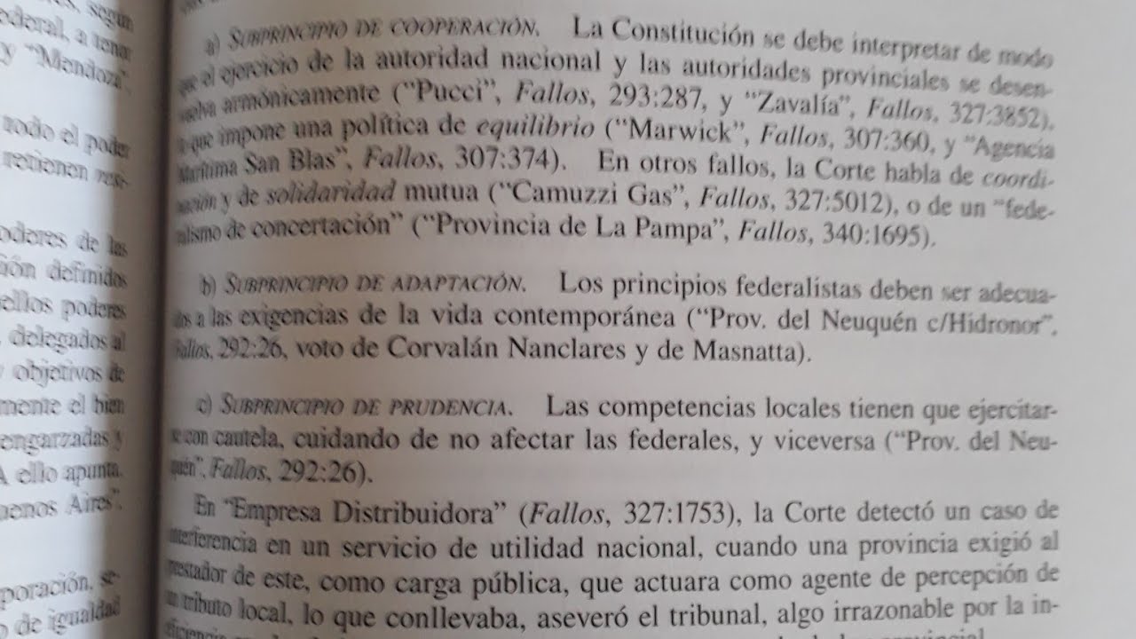 Distribución de competencias entre estado federal y provincias