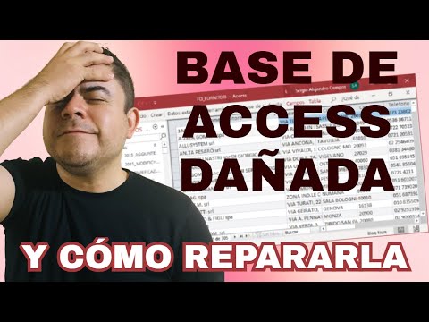 Video: ¿Cómo recupero datos de una base de datos de Access?