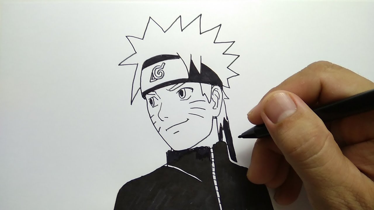 Cara Menggambar Naruto Remaja Dengan Gampang YouTube