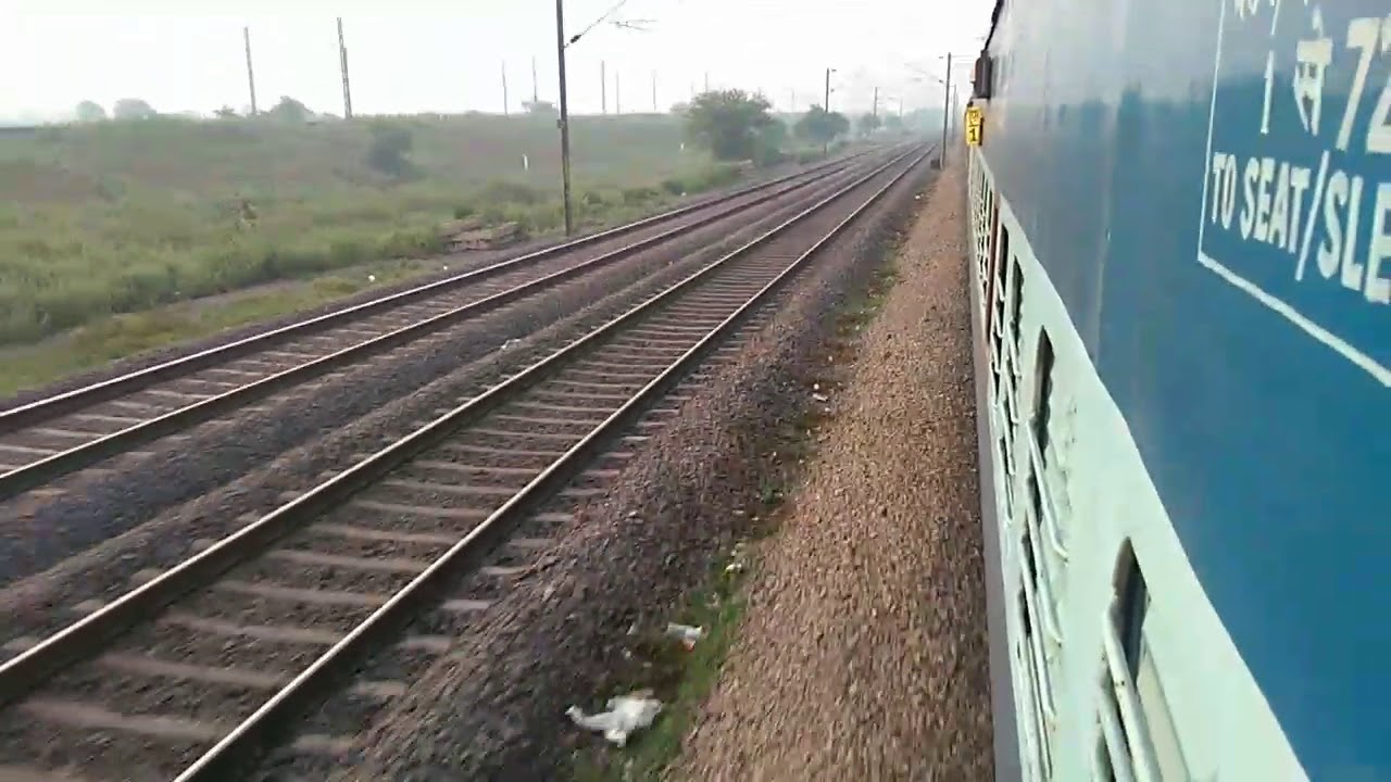 Geetanjali Express overtake - YouTube