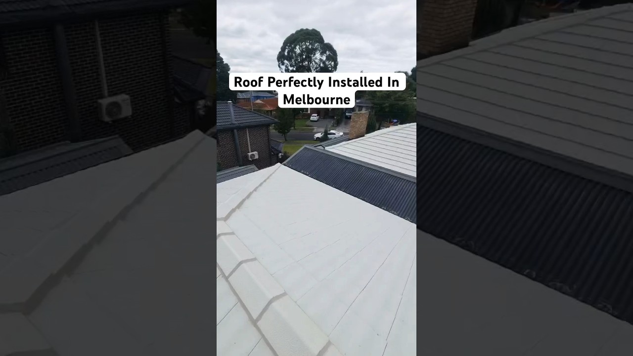 Roof Installed In Melbourne Looks Perfect 👷🏻‍♂️