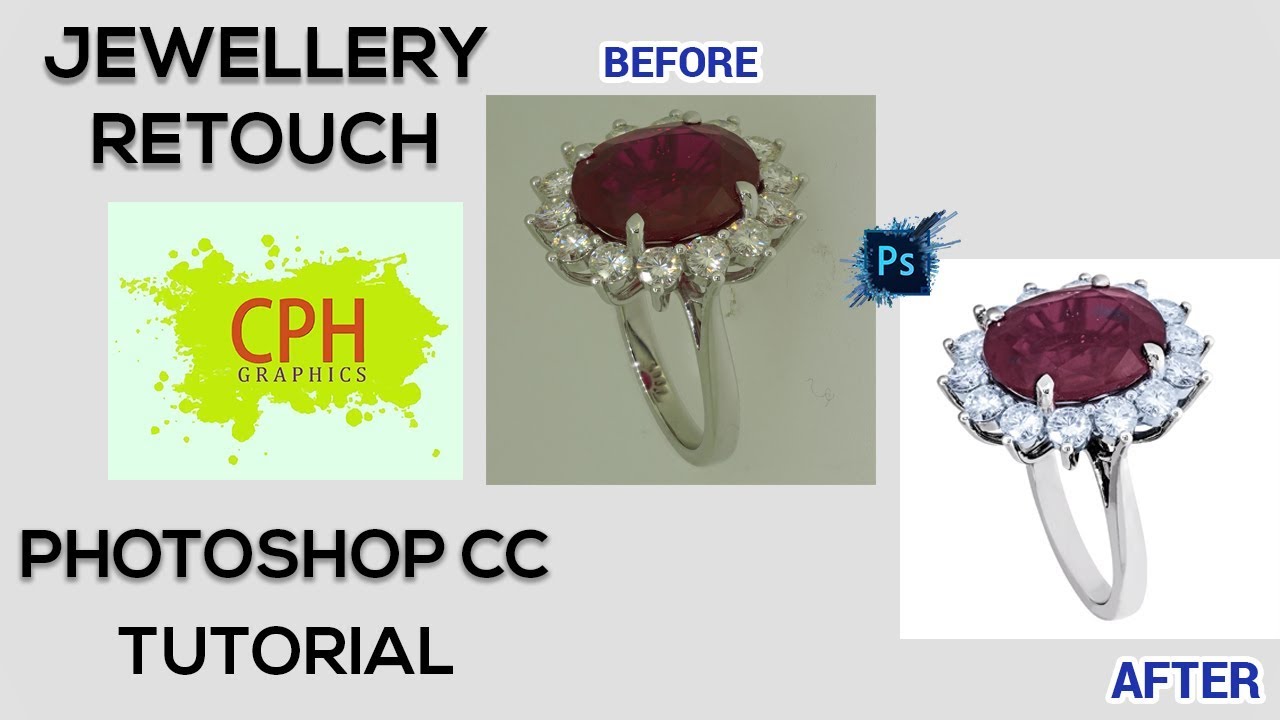 How to Retouch Jewellery | Free Adobe Photoshop Tutorial - YouTube