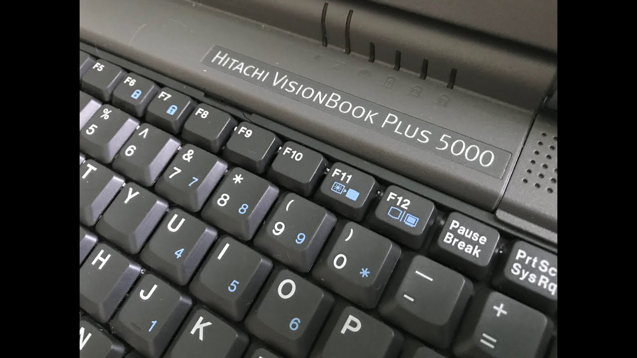 Tearing down a Hitachi VisionBook Plus 5000 - YouTube