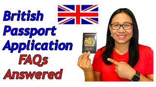 BRITISH PASSPORT APPLICATION (FREQUENTLY ASKED QUESTIONS) | HOW TO APPLY ONLINE | UK PASSPORT 2021