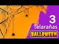 🕸 Cómo hacer telarañas para Halloween fáciles (3 Ideas)