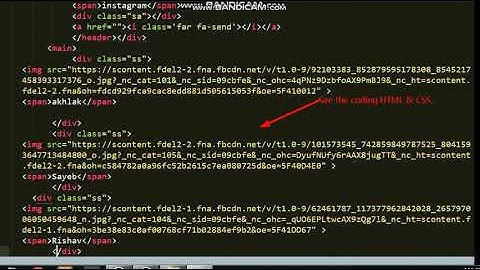 How to  create instagram profile HTML & CSS..