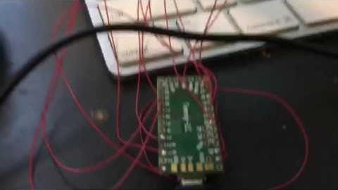 Teensy with adafruit mike and wearable leds