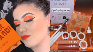 Colourpop Orange Collection  Eyeshadow Tutorial | Kayla Martinez