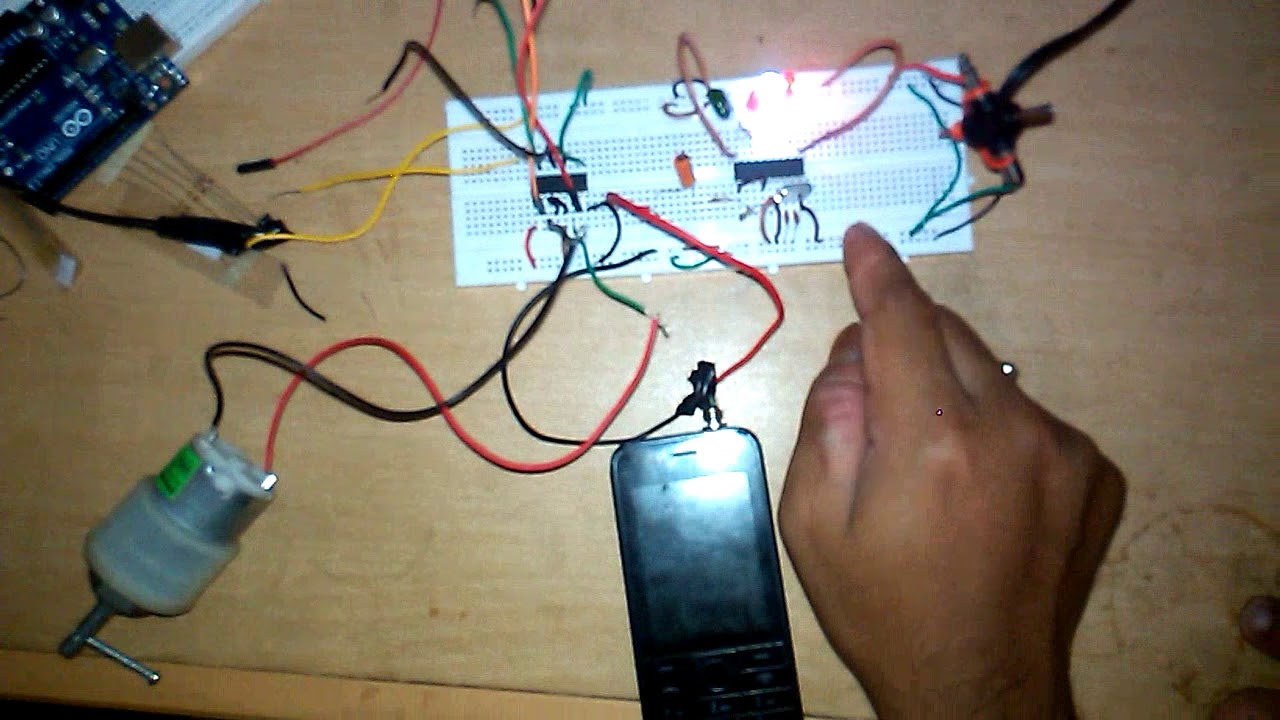 DTMF Circuit testing | Final year project | B-Tech Project ...