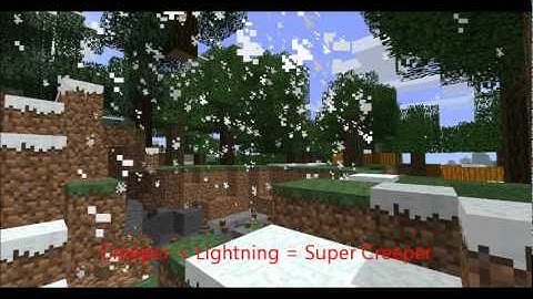 When Lightning hits Pig and Creeper