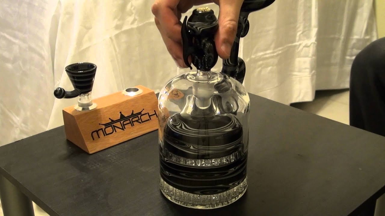 Luke Wilson 54 Tree Arm Bubbler Vertigo Glass Collab Set - Leisure Glass 54 Arm Bub - knickertoker