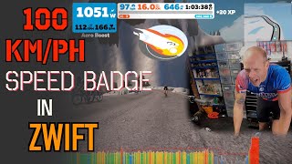 Attempting the 100Km per hour CHALLENGE in ZWIFT | On my rest day