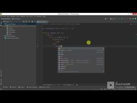 5 | Python | Write a python program to print prime number